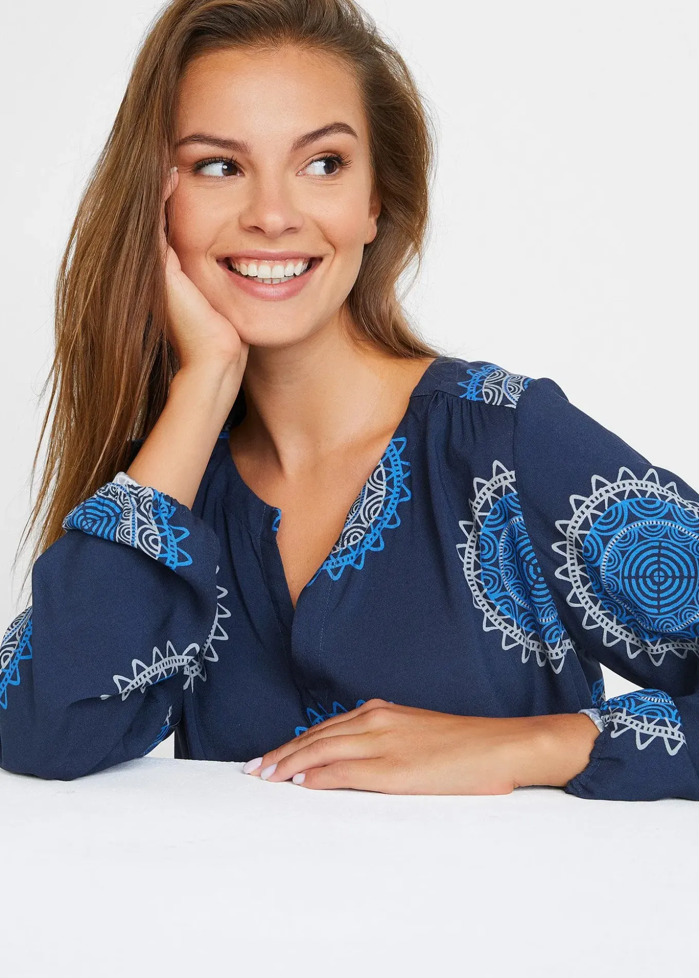 Tunique-blouse en viscose douce