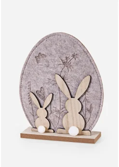 Œuf déco avec lapins