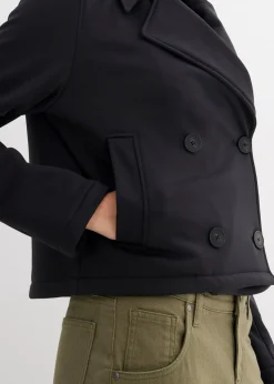 Veste à capuche de couleur contrastante