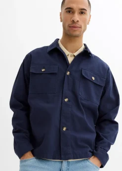 Veste ample de mi-saison en twill