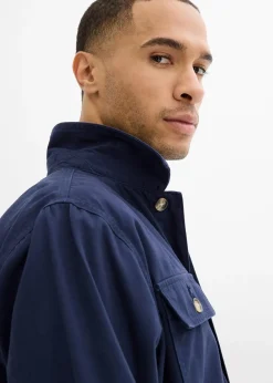 Veste ample de mi-saison en twill