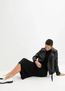 Veste biker oversize