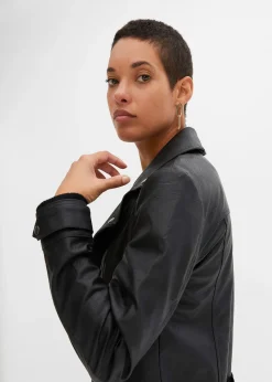 Veste biker oversize