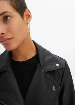 Veste biker oversize