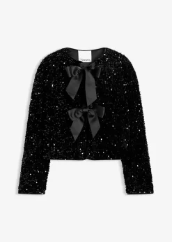Veste courte à sequins