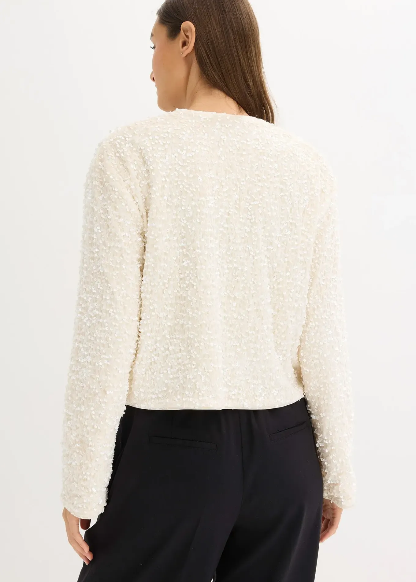 Veste courte à sequins