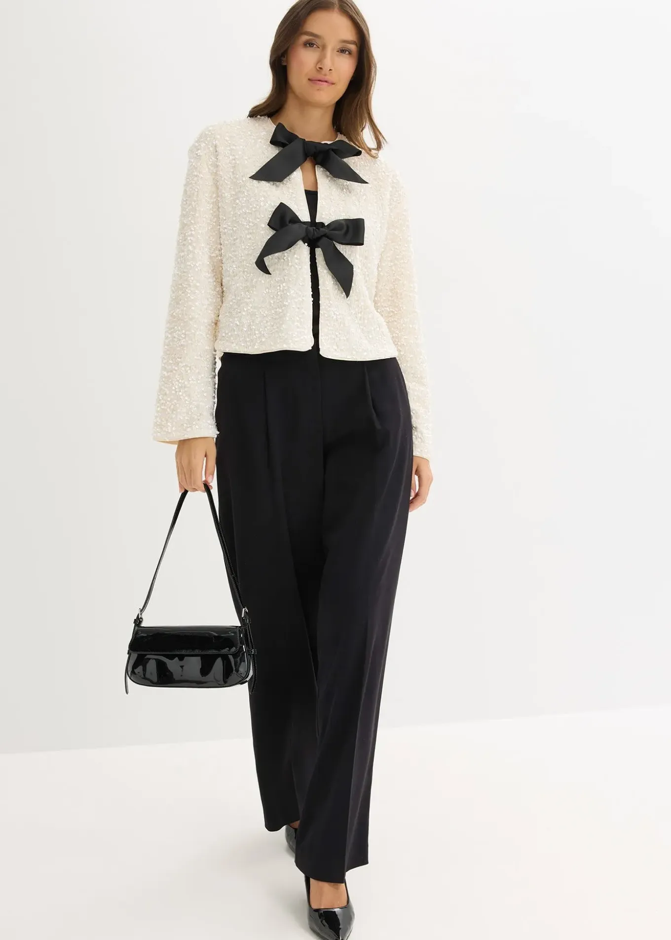 Veste courte à sequins