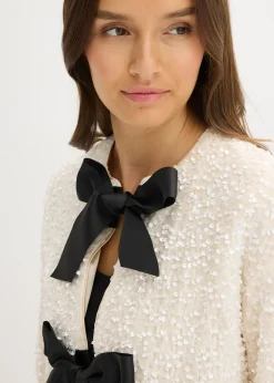 Veste courte à sequins