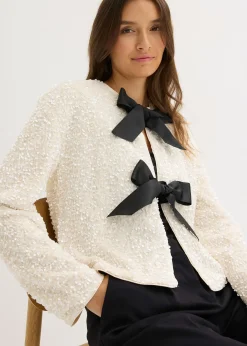 Veste courte à sequins