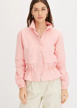 Veste courte à taille resserrable