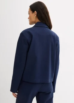 Veste courte de mi-saison en coton extensible