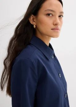 Veste courte de mi-saison en coton extensible