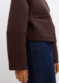 Veste courte en matière néoprène