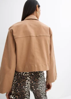 Veste courte en twill