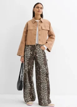 Veste courte en twill