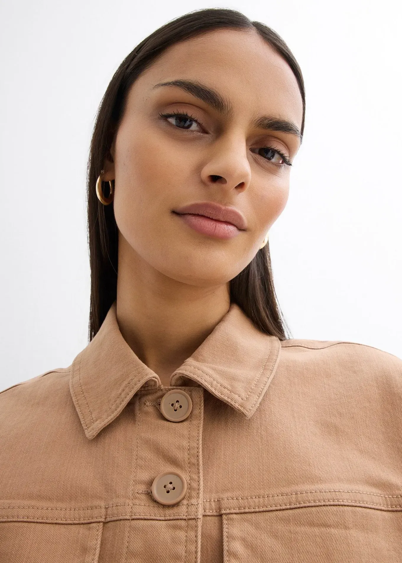 Veste courte en twill