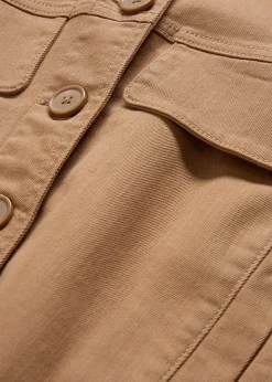 Veste courte en twill