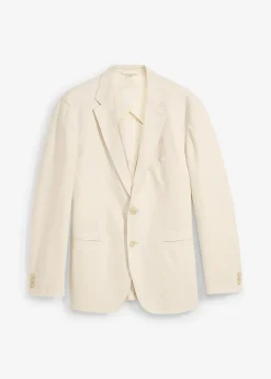 Veste de costume regular en lin mélangé