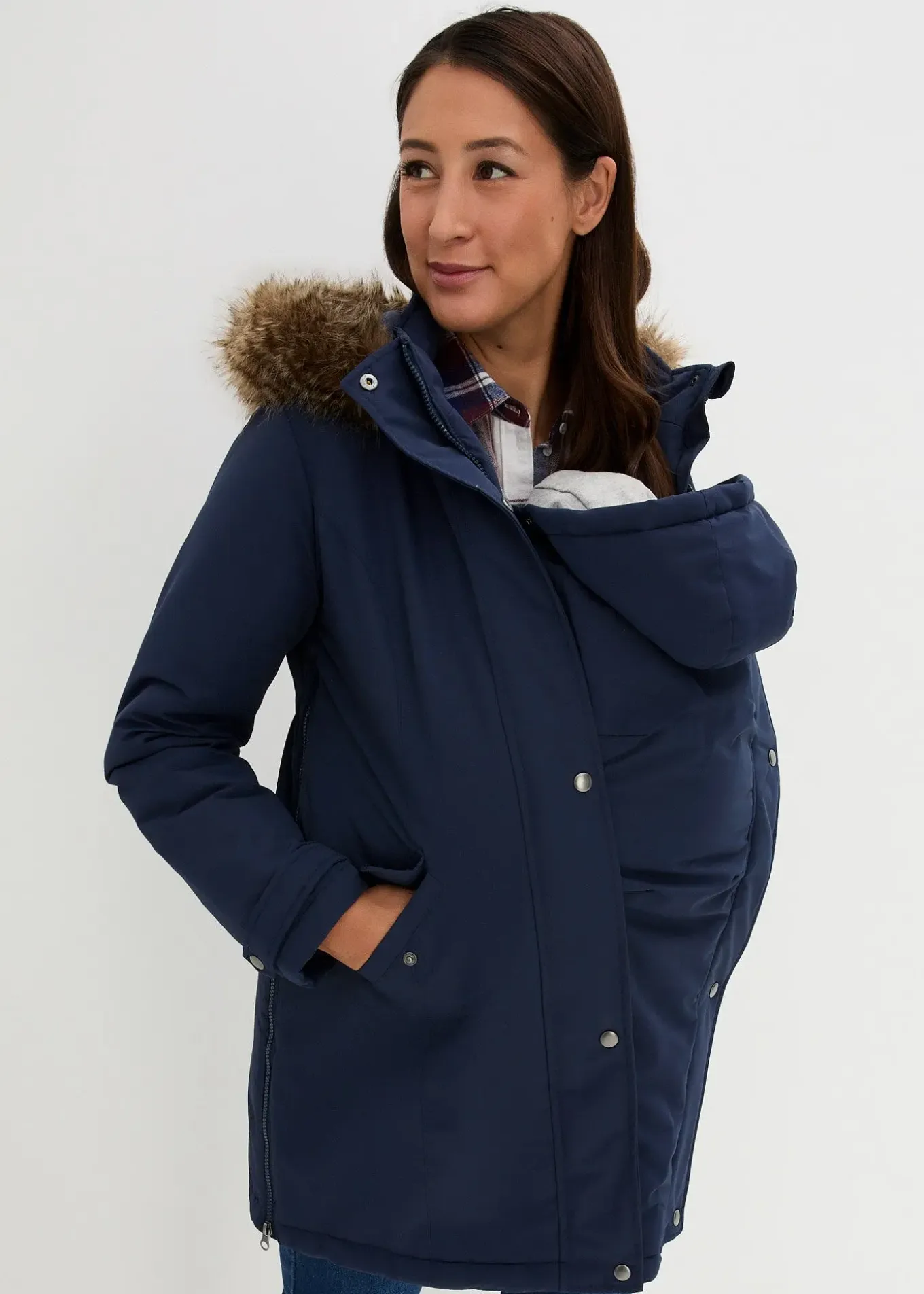 Veste de grossesse 3-en-1 avec fonction de portage