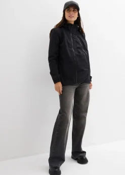 Veste de grossesse en softshell avec fonction portage devant et derrière