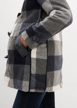 Veste de grossesse et de portage en laine avec doublure peluche