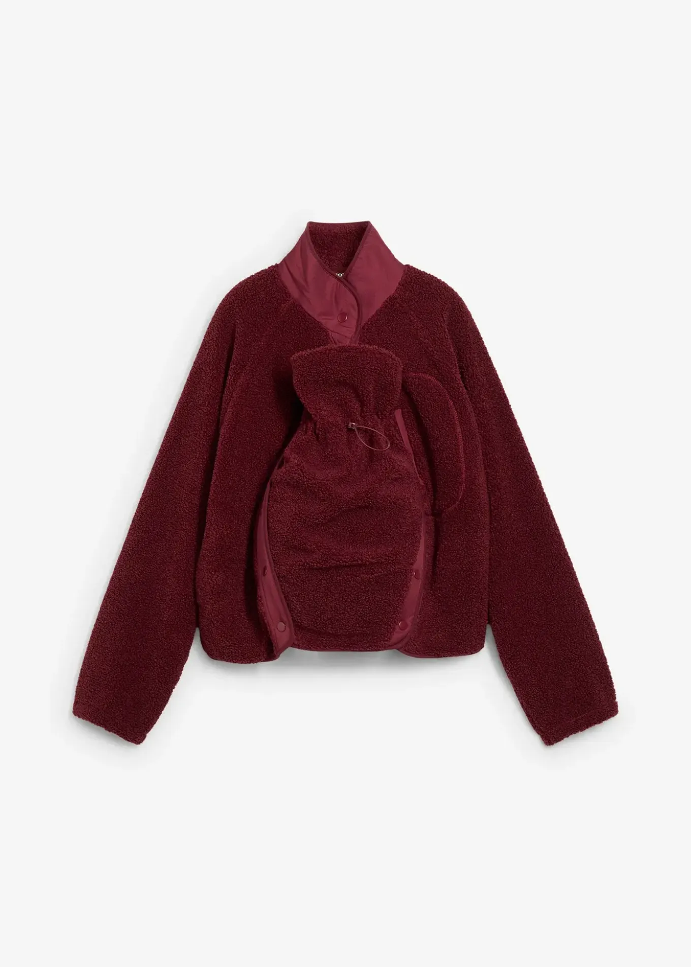 Veste de grossesse et de portage en polaire peluche