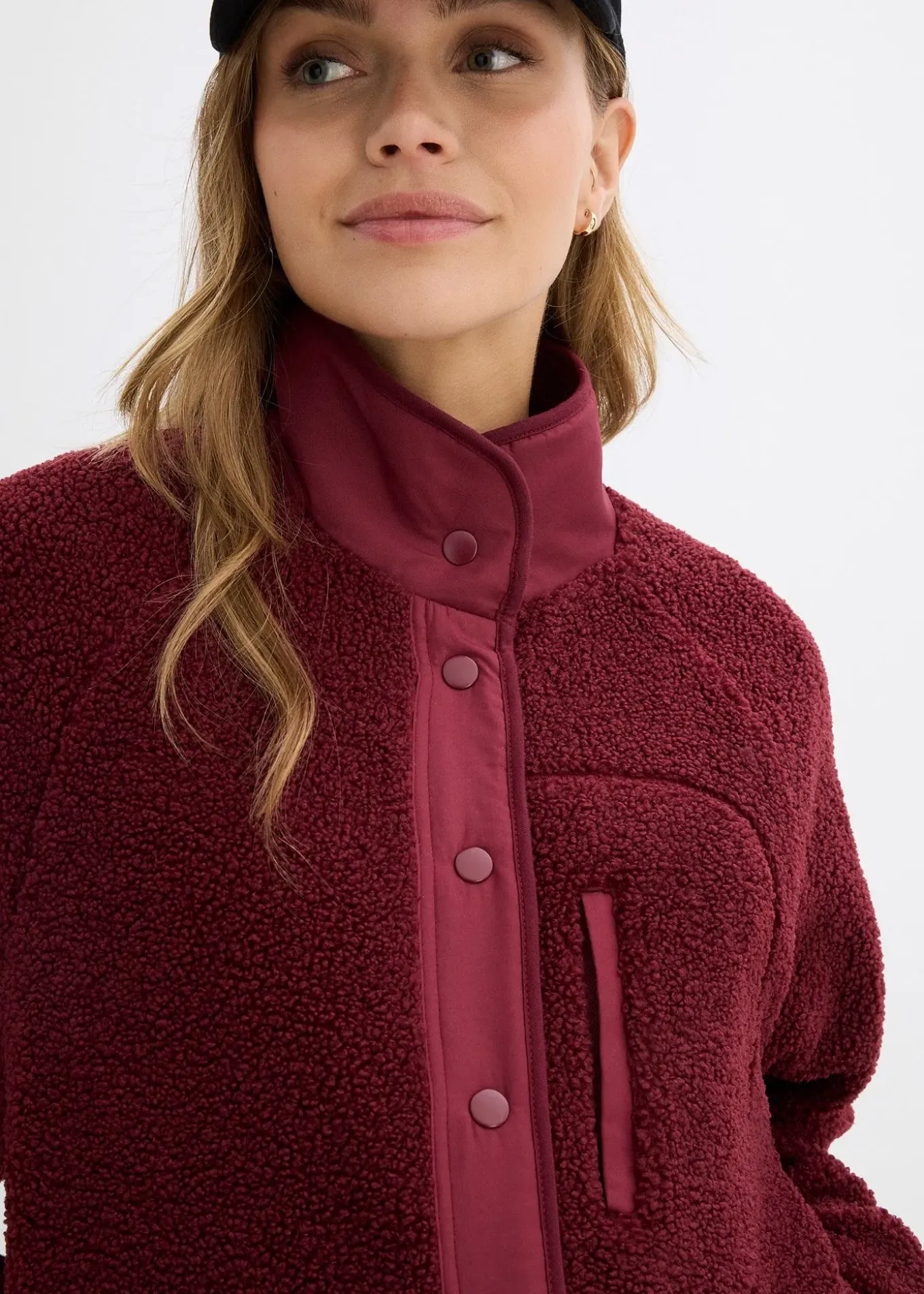 Veste de grossesse et de portage en polaire peluche