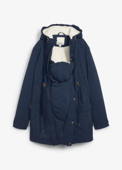 Veste de grossesse et de portage 3en1 avec doublure peluche