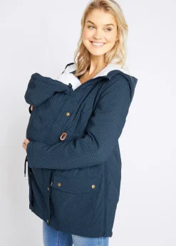 Veste de grossesse et de portage 3en1 avec doublure peluche