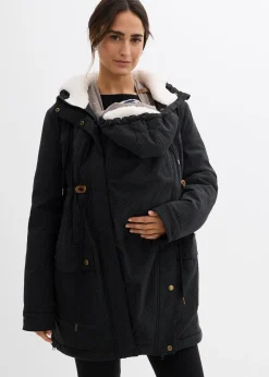 Veste de grossesse et de portage 3en1 avec doublure peluche