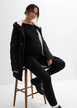 Veste de grossesse et de portage 3en1 avec doublure peluche