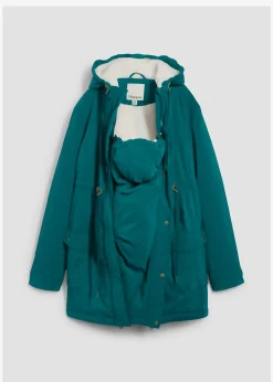 Veste de grossesse et de portage 3en1 avec doublure peluche
