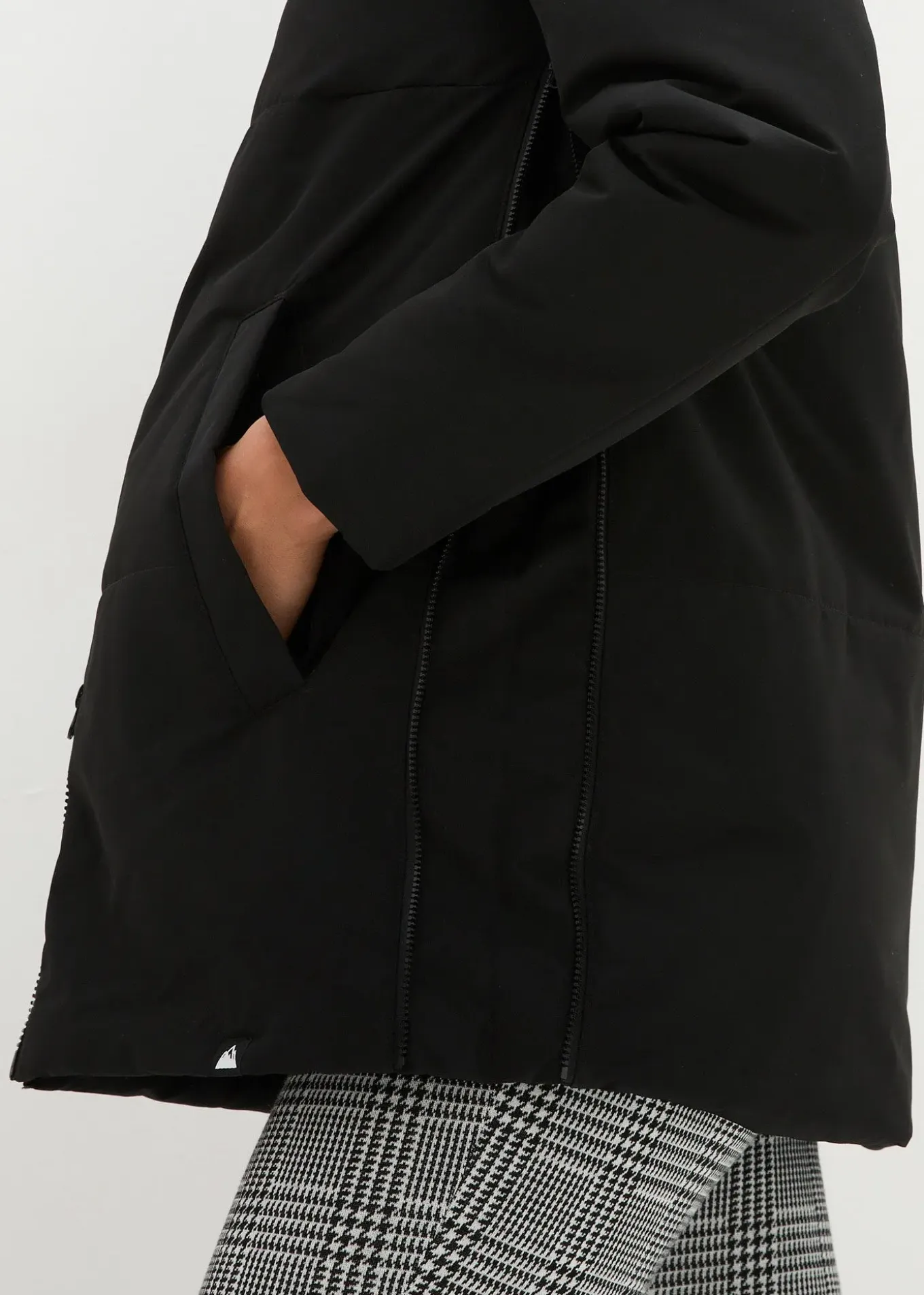 Veste de grossesse technique avec fonction de portage, légèrement rembourrée