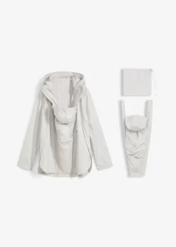 Veste de grossesse ultra-légère imperméable et coupe-vent, fonction portage