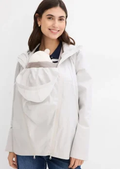 Veste de grossesse ultra-légère imperméable et coupe-vent, fonction portage