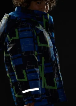 Veste de ski imperméable avec détails réfléchissants