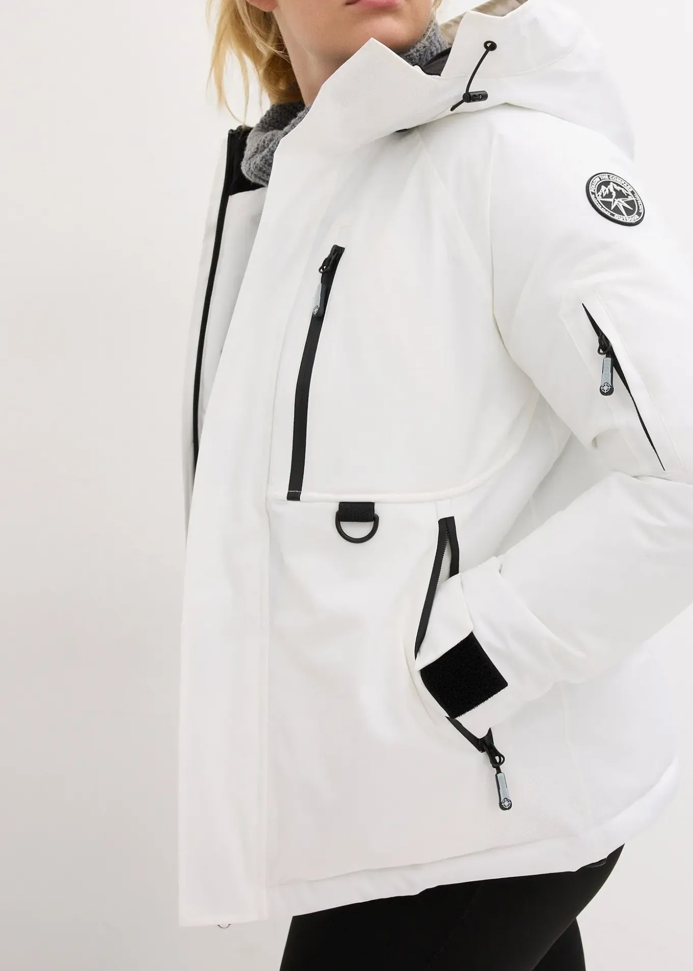 Veste de ski imperméable avec pare-neige