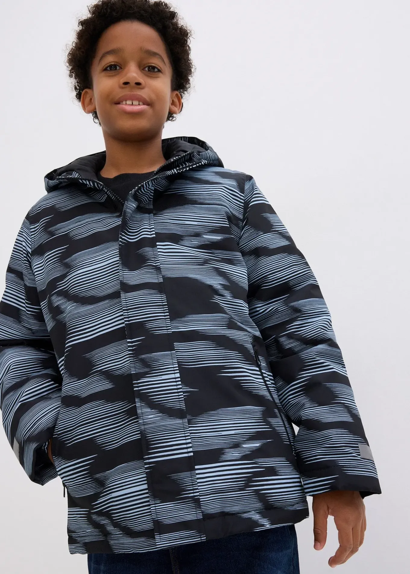 Veste de ski imperméable avec détails réfléchissants