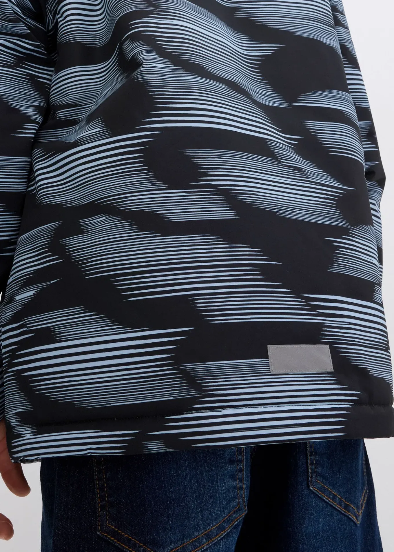 Veste de ski imperméable avec détails réfléchissants