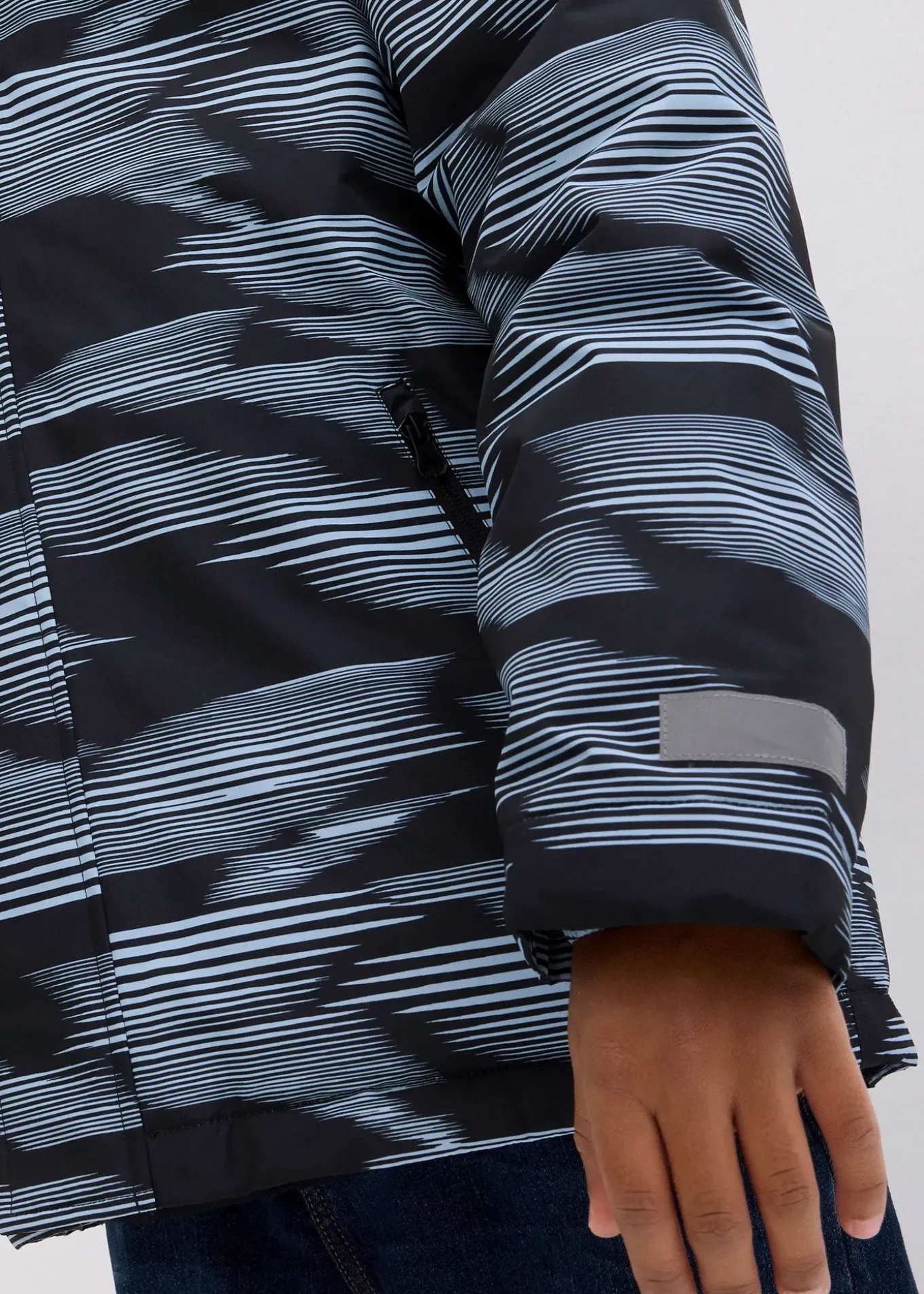 Veste de ski imperméable avec détails réfléchissants