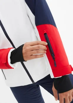 Veste de ski imperméable avec fentes d’aération