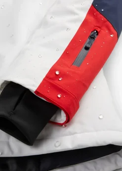 Veste de ski imperméable avec fentes d’aération