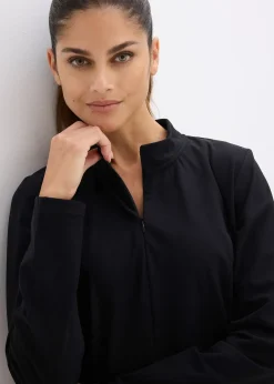 Veste de sport chaude à séchage rapide, demi-zip