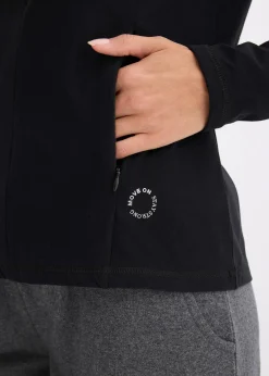 Veste de sport chaude à séchage rapide, demi-zip