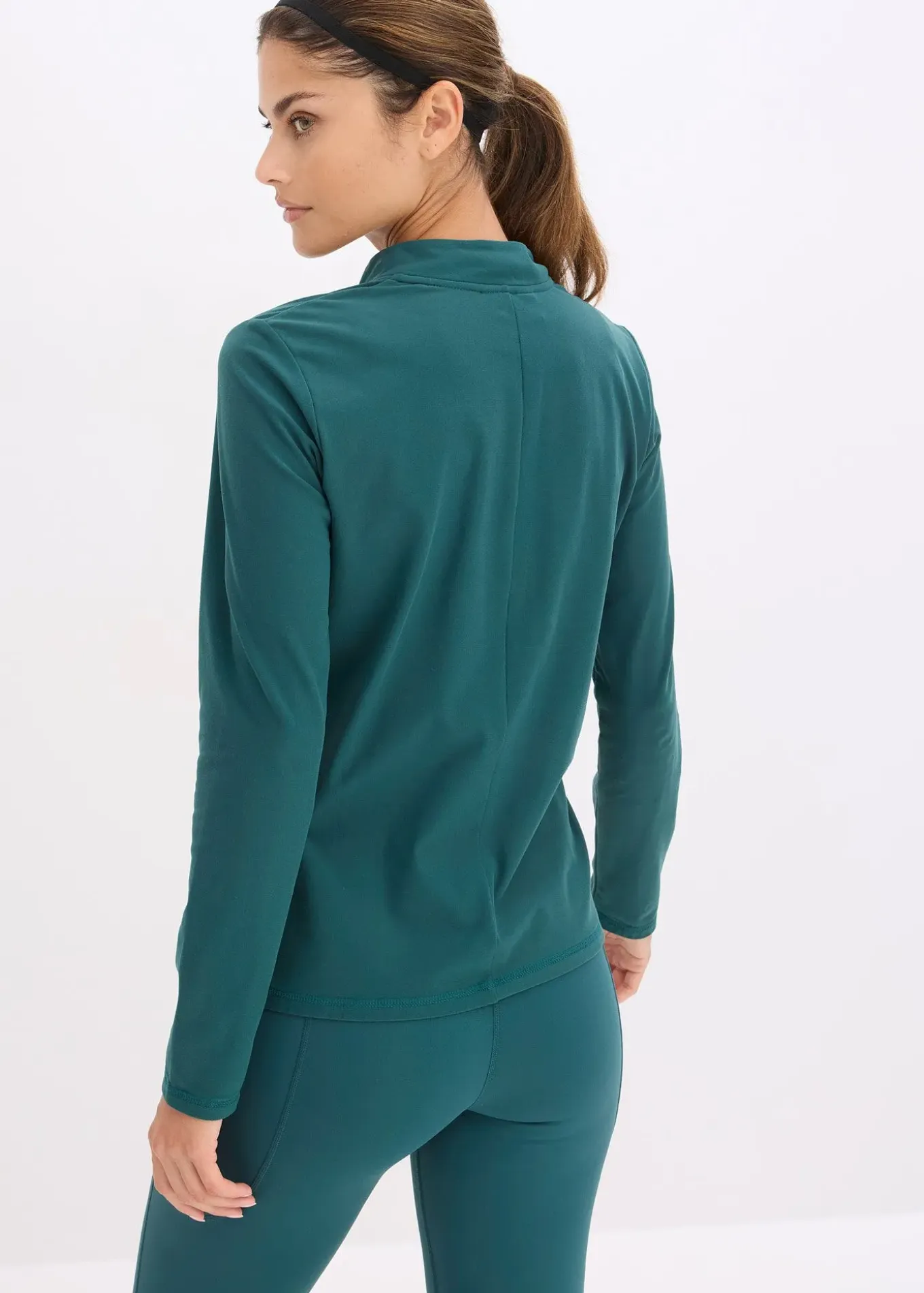 Veste de sport chaude à séchage rapide, demi-zip