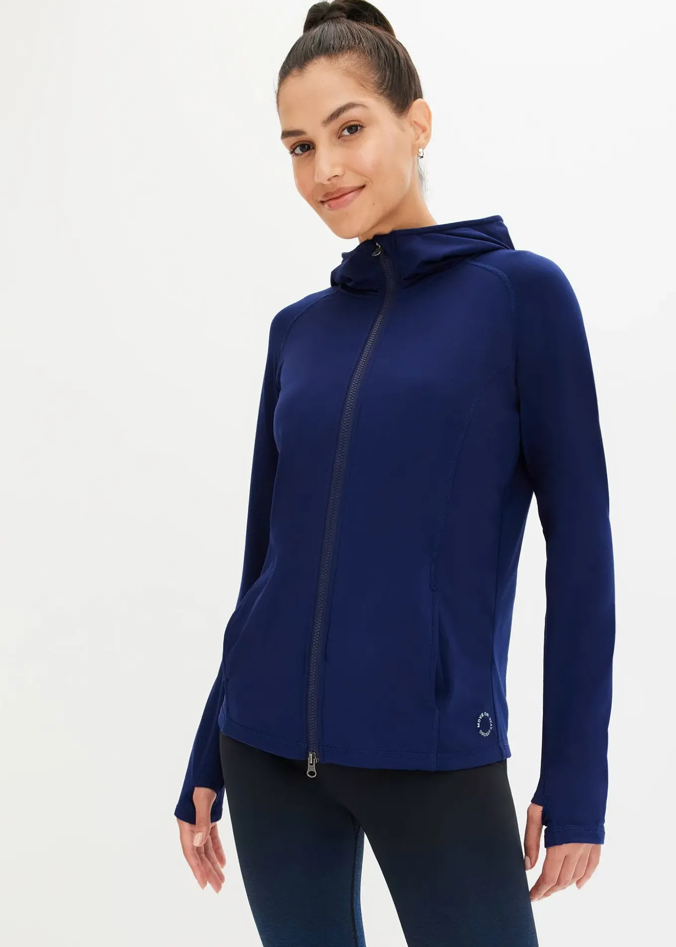 Veste de sport chaude avec mitaine, séchage rapide