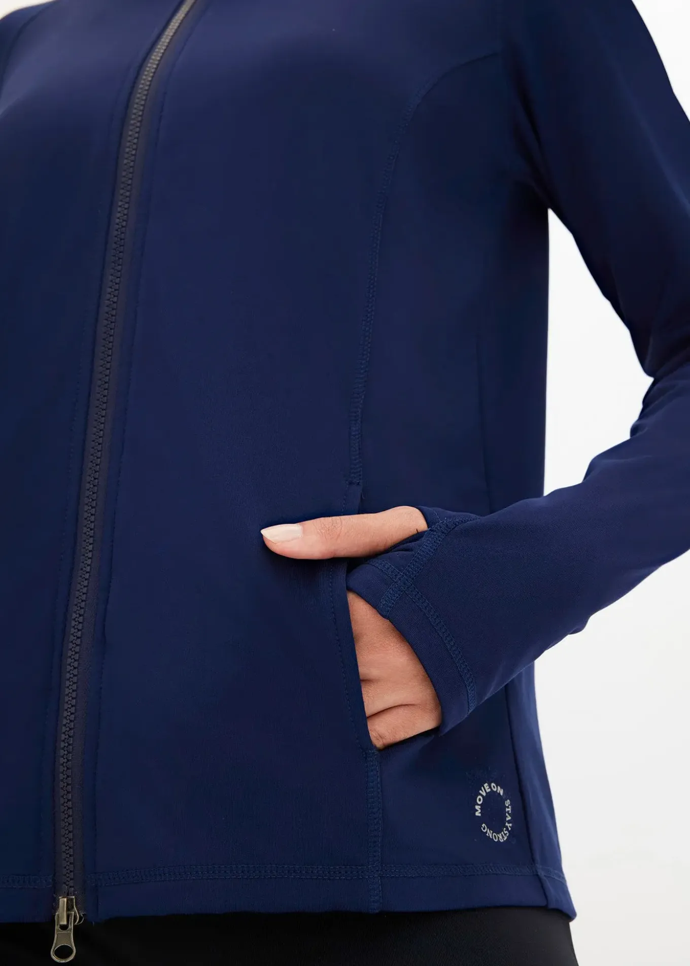 Veste de sport chaude avec mitaine, séchage rapide