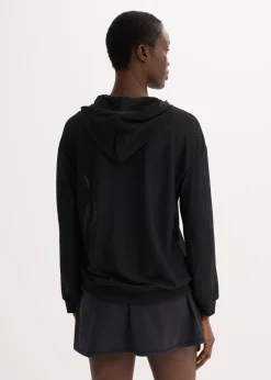 Veste de sport transparente en mesh, oversize