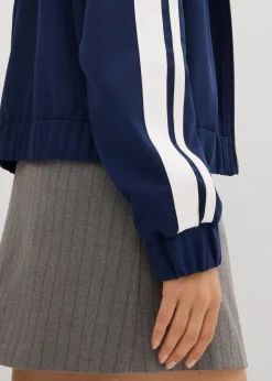 Veste de survêtement à rayures sportives