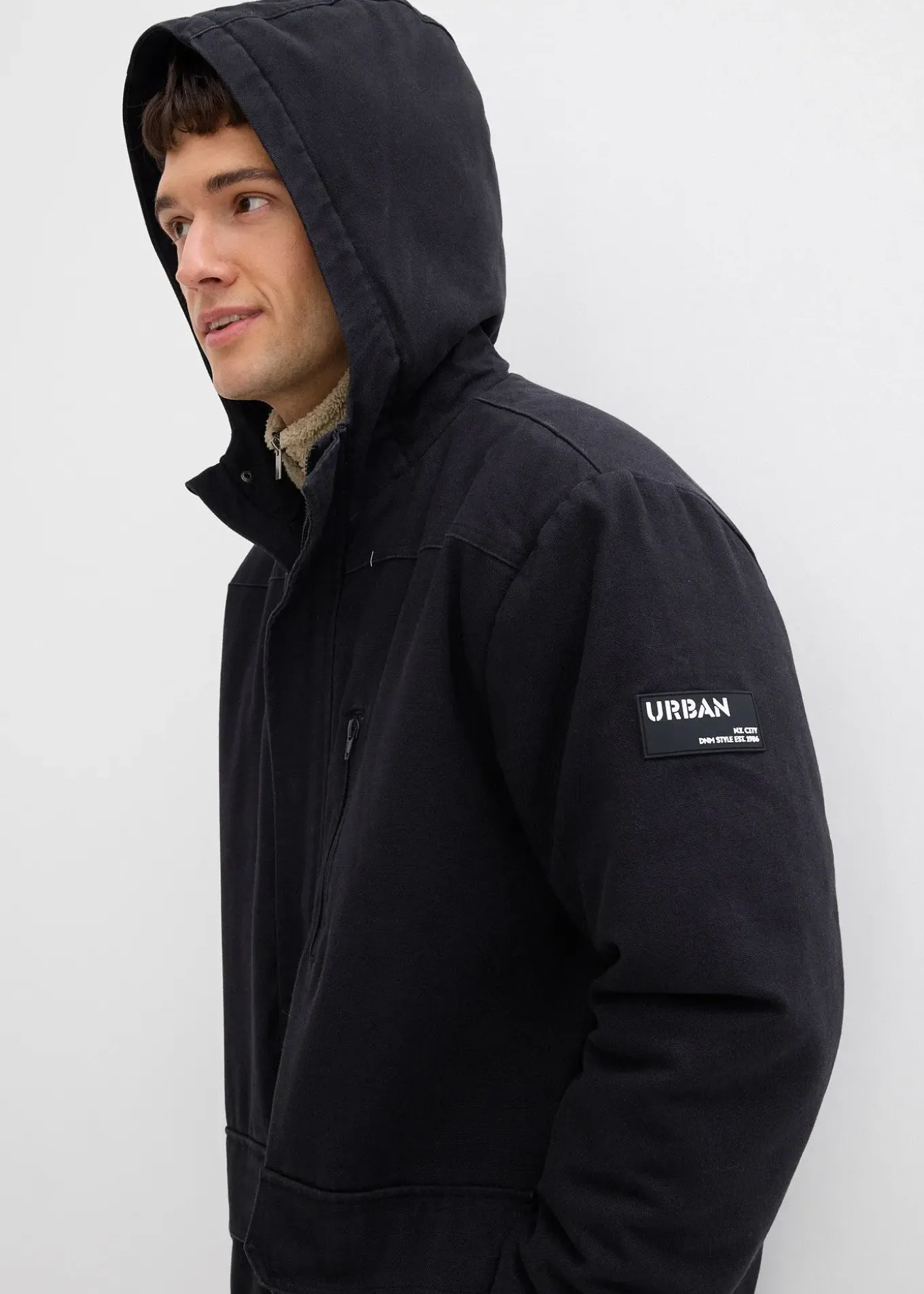 Veste d’hiver en toile robuste